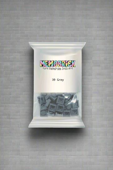 Bag of Bricks - Grey 39 - Memobrick