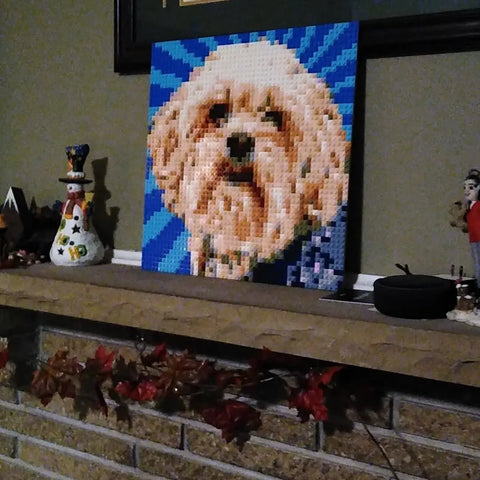 Custom Bricked Mosaic Portrait 16x16